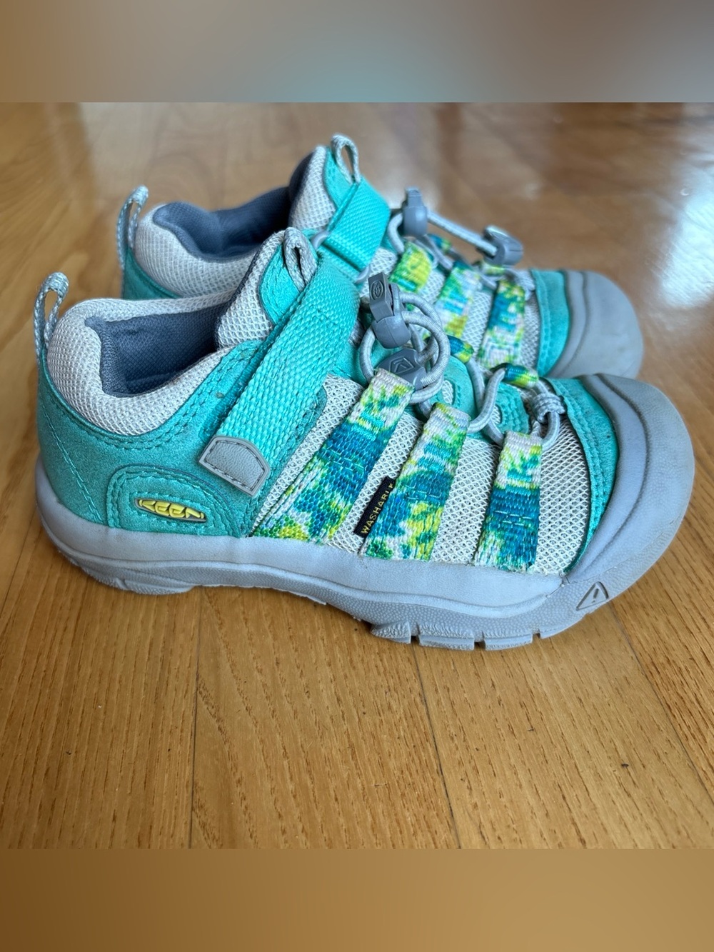 KEEN Newport H2Sho sandals Shoes Waterfall/Evening Primrose Toddler US size 11